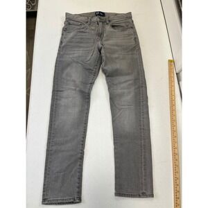 GAP Mens Straight Taper Denim Jeans Gray Size 28x30